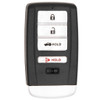 Keyless2Go Replacement Acura 4 Button Memory 1 Smart Key KR5V1X, 72147-TZ3-A01, 315 MHz - Premium Aftermarket