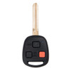Keyless2Go 3 Button Remote Head Key Replacement for Toyota HYQ1512V / 4C Chip / 89070-60090
