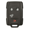 Keyless2Go GM 4 Button Remote M3N-32337200, 84209237, 433 MHz - Premium Aftermarket