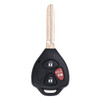 Keyless2Go Remote Head Key 3 Button Replacement for Toyota GQ4-29T / 89070-02640 / G Chip, TLS-KH3-059-AFB-ZZZZ-001