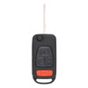 Keyless2Go 4 Button Remote Flip Key Replacement For NCZMB1K Mercedes ML W163 - PCF7935 - HU64