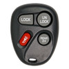 Keyless2Go GM 4 Button Remote KOBLEAR1XT, 15043458, 315 MHz - Premium Aftermarket