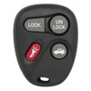 Keyless2Go Buick Cadillac Chevrolet 4-Button Remote KOBUT1BT 25628814