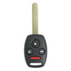 Keyless2Go 4 Button Remote Head Key Replacement for Honda MLBHLIK-1T, HON-KH4-053-AFB-ZZZZ-001