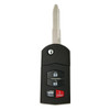Keyless2Go Mazda 4 Button Remote Flip Key BGBX1T478SKE125-01, BBM4-67-5RY, 315 MHz - Premium Aftermarket