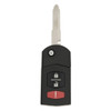 Keyless2Go Mazda 3 Button Remote Flip Key BGBX1T478SKE125-01, CC43-67-5RYC, 315 MHz - Premium Aftermarket