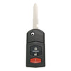 Keyless2Go 3 Button Remote Flip Key Replacement for Mazda KPU41788