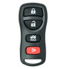Keyless2Go Infiniti Nissan 4 Button Remote KBRASTU15 28268-5Y701