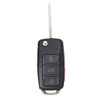 Keyless2Go Volkswagen 4 Button Remote Flip Key NBG8137T, 1J0959753F, 315 MHz - Premium Aftermarket