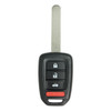 Keyless2Go 4 Button Remote Head Key Replacement For Honda MLBHLIK6-1TA 35118-T2A-A60, HON-KH4-049-AFB-ZZZZ-001
