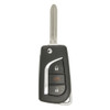 Keyless2Go 3 Button Remote Flip Key Replacement for Toyota HYQ12BBY /  89070-42660 / 4D67 Chip