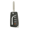 Keyless2Go Toyota 4 Button G Chip Remote Flip Key HYQ12BBY, HYQ12BDC, 89070-06500, 315 MHz - Premium Aftermarket