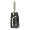 Keyless2Go 3 Button Remote Flip Key Replacement For Toyota MOZB41TG / 89070-52850 / 4D67 CHIP, TLS-KH3-077-AFB-ZZZZ-001
