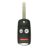 Keyless2Go Replacement Acura 3 Button Flip Key Remote N5F0602A1A, 35111-STX-325, 315 MHz - Premium Aftermarket