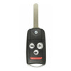 Keyless2Go Replacement Acura 4 Button Flip Key N5F0602A1A, 35111-STX-329, 315 MHz - Premium Aftermarket