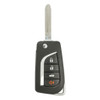Keyless2Go 4 Button Remote Flip Key Replacement for Toyota GQ4-29T / G Chip / 89070-02620, TLS-KH4-038-AFB-ZZZZ-001