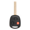 Keyless2Go 3 Button Remote Key Short Blade TOY48 4C Chip Replacement for Lexus HYQ1512V / 89070-60081, TLS-KH3-050-AFB-ZZZZ-001