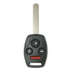 Keyless2Go 4 Button Remote Key Replacement for Honda OUCG8D-380H-A 35111-S9A-305 (MEGAMOS 13), HON-KH4-058-AFB-ZZZZ-001