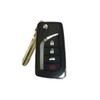 Toyota 4 Button H Chip Remote Flip Key GQ43VT20T, 89742-AE010, 315 MHz - Aftermarket