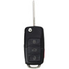 Volkswagen 4-Button Flip Key With Smart Access KR55WK45032 3D0-959-753-T 315 MHz, Standard Aftermarket