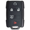 GM 5 Button Remote M3N-32337100 13580081 / 13577768 315 MHz Black Trim, Standard Aftermarket