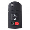 Mazda 4-Button Flip Key 5WK43451E GS4B-67-5RYA 315 MHz, Standard Aftermarket  