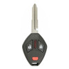 Mitsubishi 3 Button Remote Head Key OUCG8D-625M-A-HF, 6370B711, 315 MHz - New, OEM