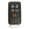 Keyless2Go Volvo 5 Button Slot Key Remote Without PCC KR55WK49264, 30659549, 433 MHz - Premium Aftermarket