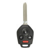 Subaru 4 Button Remote Key Combo CWTB1G077 / 57497-AL27A / B110 / G Chip - Black Pod - New