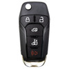 Keyless2Go Ford 5 Button Remote Flip Key N5F-A08TAA, 164-R8255, 315 MHz - Premium Aftermarket
