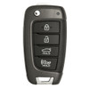 Hyundai 4 Button Remote Flip Key NYOSYEC4TX1707, 95430-J0700 (HC), 433 MHz - New, OEM