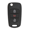 Kia 3 Button Remote Flip Key NYOSEKSAM11ATX (AM F/L), 95430-2K340, 315 MHz - New, OEM