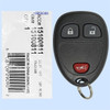 Buick Chevrolet Pontiac 3-Button Remote KOBGT04A 15100811 - New OEM