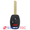 Strattec (5938187) Honda 3 Button Remote Head Key OUCG8D-380H-A, 35111-SHJ-305, 315 MHz - Branded Aftermarket