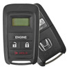 Honda 4 Button Smart Key For Dealer Installed System KOBATA12A, 08E91-E54-1M0-01, 433 MHz - Aftermarket