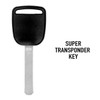 Honda Acura HO01 Transponder Key, Super Chip - Aftermarket