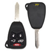 Jeep 5 Button Remote Head Key OHT692713AA, OHT692427AA, 68003449AB, 315 MHz - Refurbished, Recase