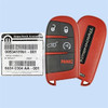 Jeep 5-Button Smart Key M3N-40821302 68340304AA 433 MHz, New OEM