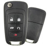 Chevrolet 5 Button Non-Prox Flip Key AVL-B01T2AC, 13574863, 315 MHz - Refurbished, Recase