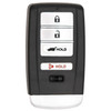 Acura 4 Button Driver 2 Smart Key KR5V1X, 72147-TZ5-A11, 315 MHz - Refurbished, Recase