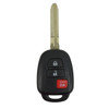 Toyota/Lexus/Scion 3 Button Remote Head Key - Refurbished Recase 172396