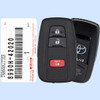 Toyota RAV4 3 Button Proximity Smart Key for Japan Produced HYQ14FBC, 8990H-42020, 315 MHz - New, OEM