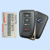 Lexus 4 Button Proximity Smart Key (AG Board - 2110) HYQ14FBA, 89904-78670, 315 MHz - New, OEM
