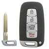 Hyundai 4 Button Smart Key with HY15 Blade SY5HMFNA04, 95440-2M350, 315 MHz - Refurbished, Recase