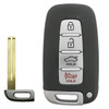 Hyundai 4 Button Smart Key with HY22 Blade SY5HMFNA04, 95440-3Q000, 315 MHz - Refurbished, Recase