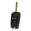 Chevrolet 4 Button Non-PEPS Remote Flip Key OHT01060512, 20873620, 315 MHz - Refurbished, Grade A