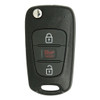 KIA Soul Remote Flip Key Kia Soul 3 Button Flip Key NYOSEKSAM11ATX (AM11MY) 95430-2K250 - Refurbished B 182251