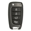 Hyundai 4 Button Remote Flip Key NYOSYEC4TX1707, 95430-J0700 (HC), 433 MHz - Refurbished, Grade B