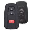 Toyota 3 Button Proximity Smart Key C-HR Logo MOZBR1ET, 89904-10050, 315 MHz - Refurbished, Grade A
