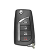 Toyota 4 Button H Chip Remote Flip Key HYQ12BDM, 89070-06421, 315 MHz - Aftermarket